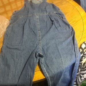 MOTHERHOOD Overalls Size M Denim Jumper Maternity